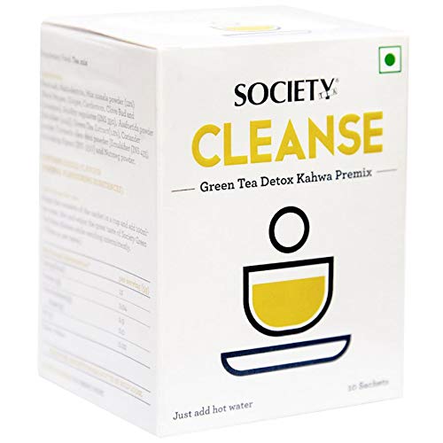 Society Green Tea Detox Kahwa Premix Tea 10 Sachets